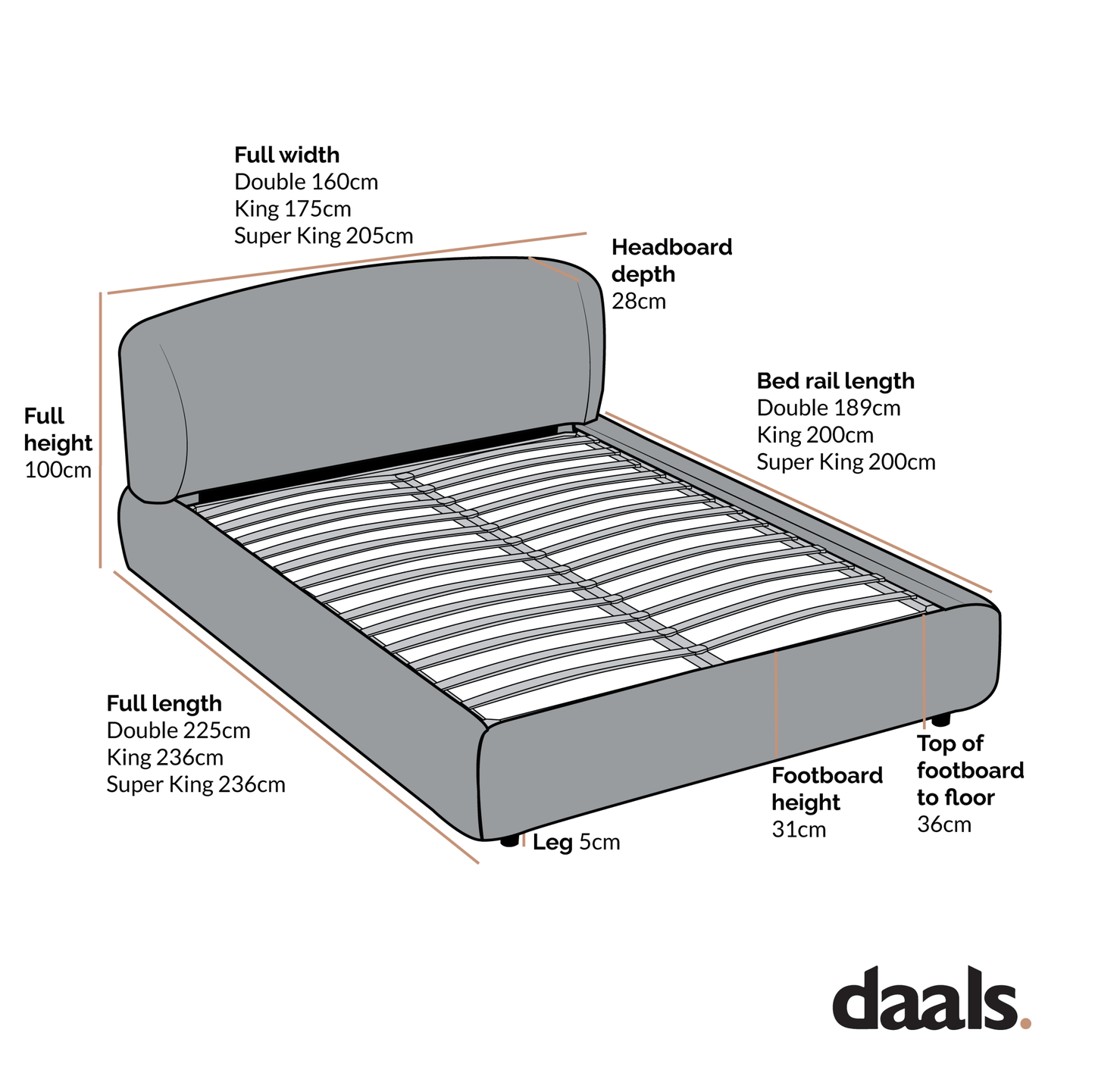 Constance Winged Headboard Ottoman Bed with Storage, Musk Blush Boucle