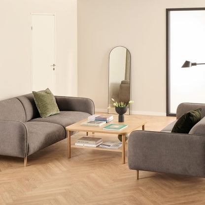 Set of 2 Ashford 3-Seater Sofas – Hadley Dusty Brown Upholstery