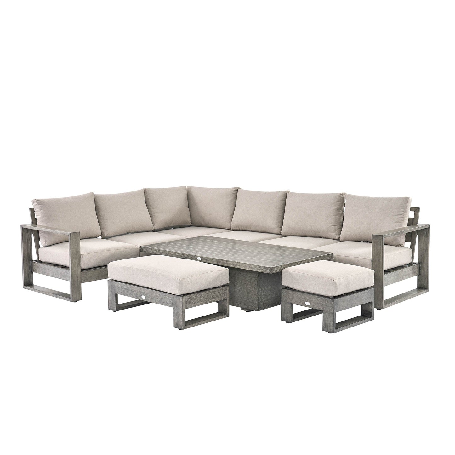 Garden Furniture Cover for Montrose Aluminium Large Corner Casual Dining Set with Rising Table