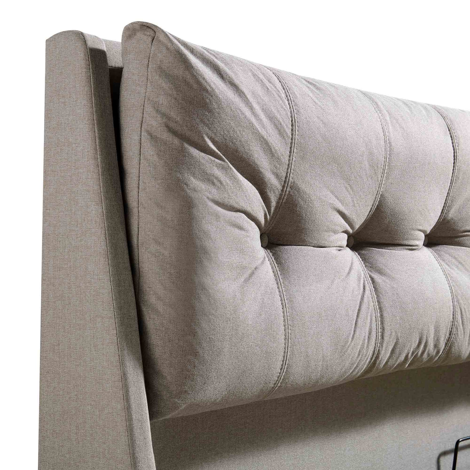Hadley Stone Fabric Ottoman Bed with Storage