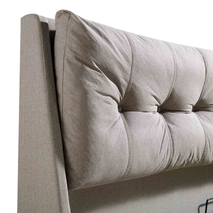 Hadley Stone Fabric Ottoman Bed with Storage