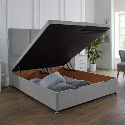 Westminster Ottoman End Lift Storage Divan Bed - Optional Headboard