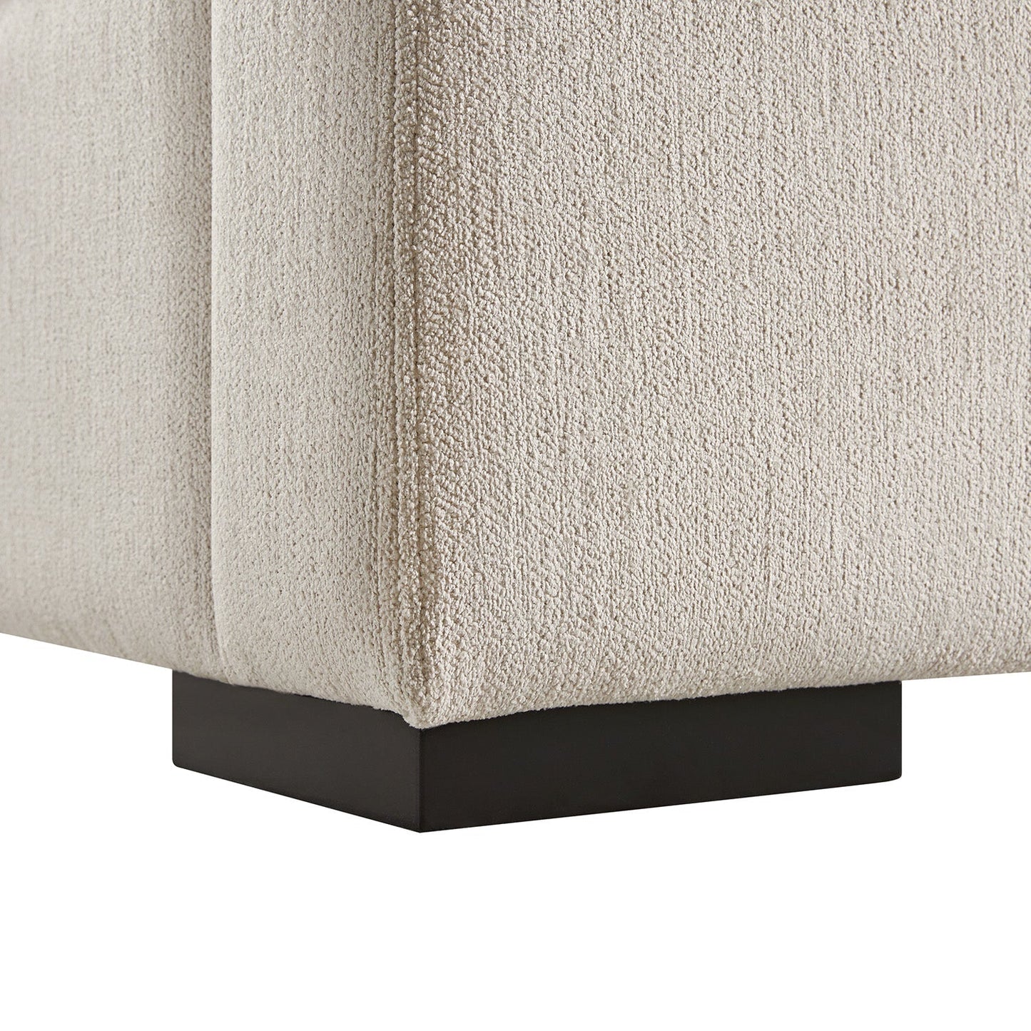 Antoine Side-Opening Ottoman Bed with Storage, Soft Beige Chenille