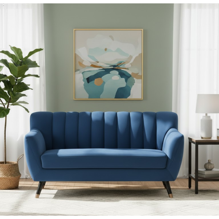 KD 2-Seater Velvet Sofa