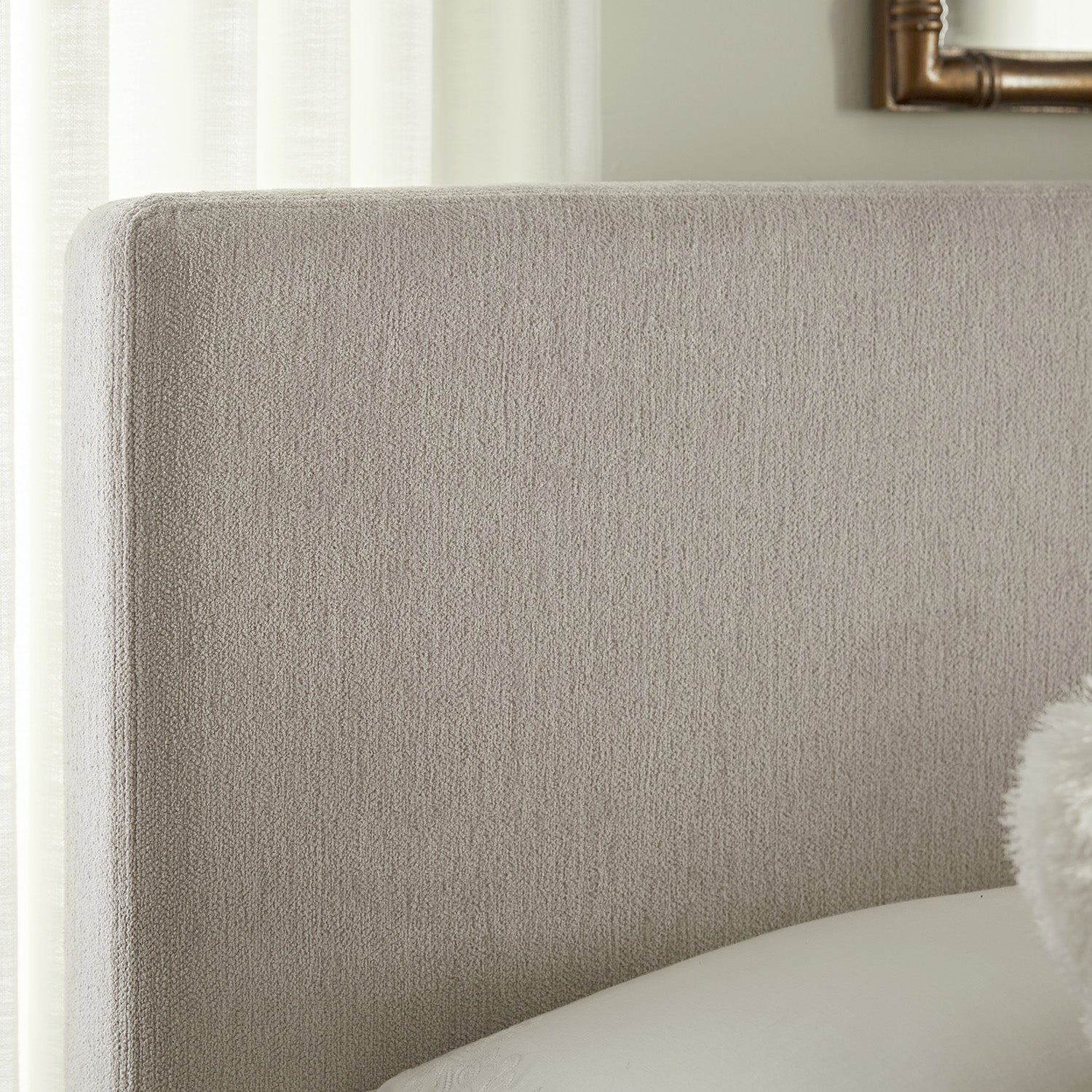 Antoine Side-Opening Ottoman Bed with Storage, Soft Beige Chenille