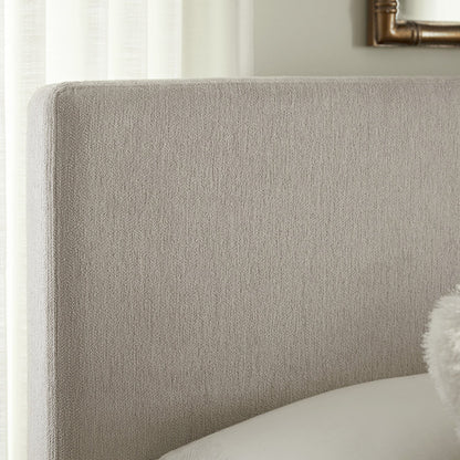 Antoine Side-Opening Ottoman Bed with Storage, Soft Beige Chenille