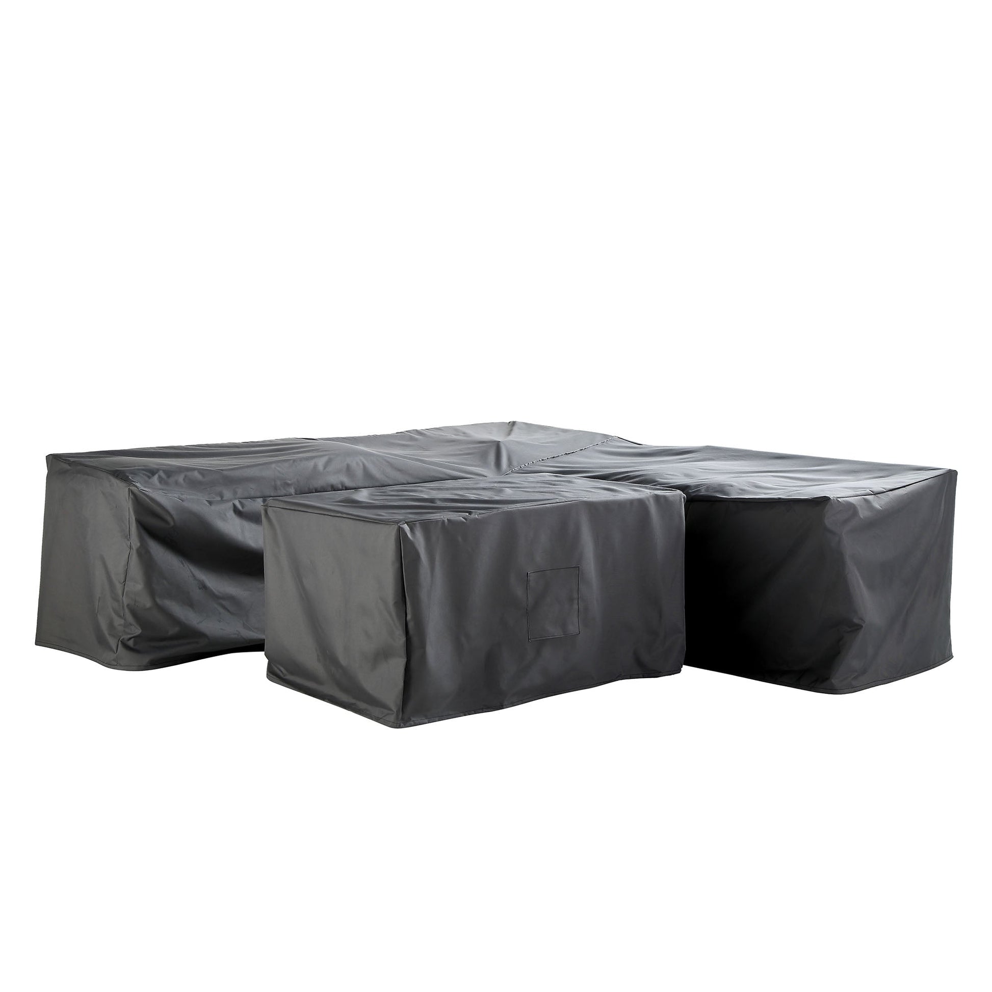 Garden Furniture Cover for Earlswood Aluminium Washed Wood Effect Large Corner Outdoor Sofa Set with Rising Table
