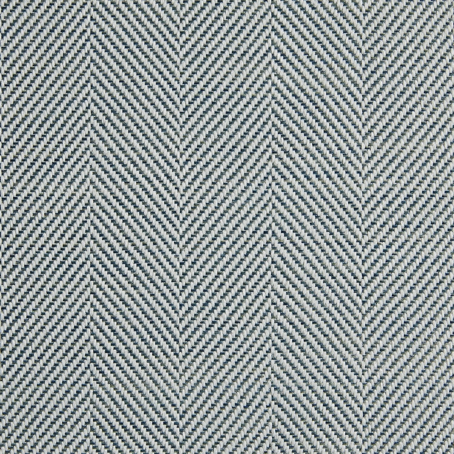 Kricia Upholstered Bed with Storage with Pillow Headboard, Slate Blue Chevron