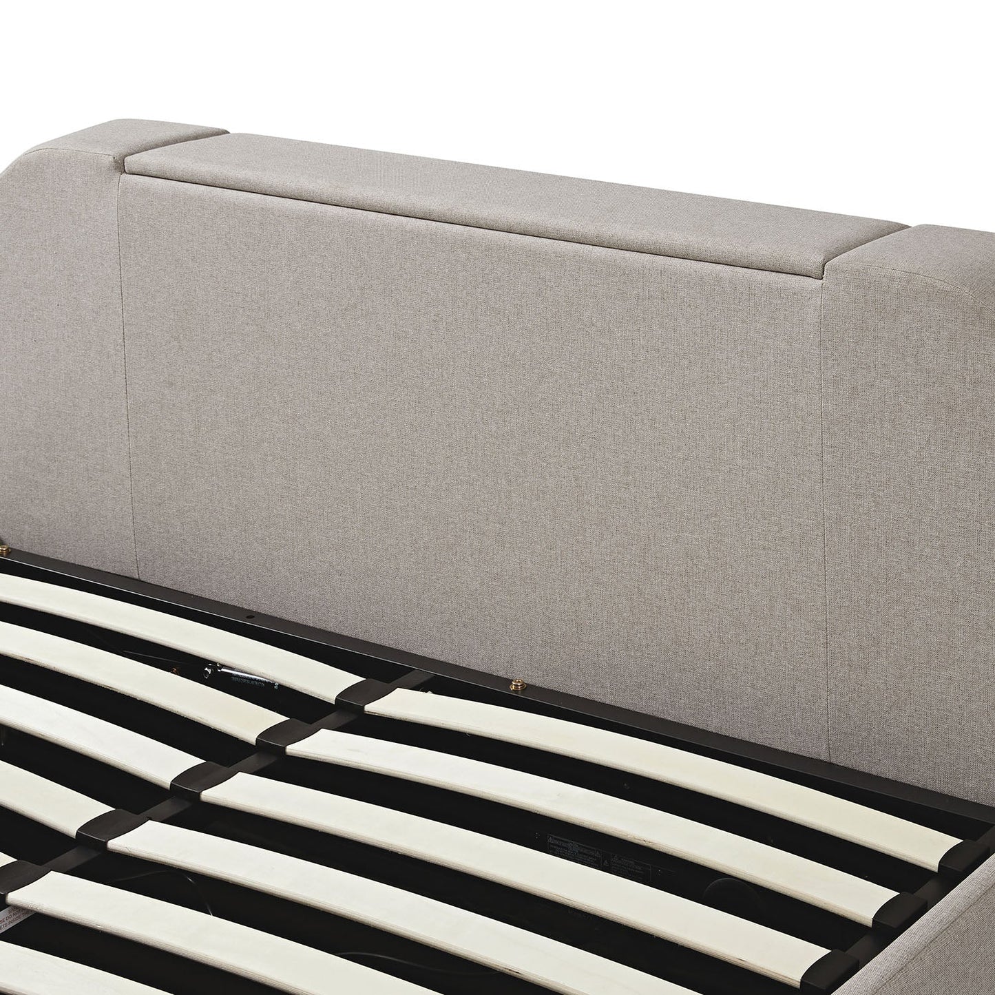 Hadley Stone Fabric TV Bed with Ottoman Storage