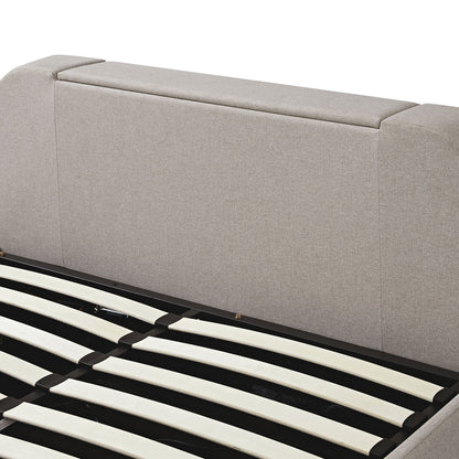 Hadley Stone Fabric TV Bed with Ottoman Storage