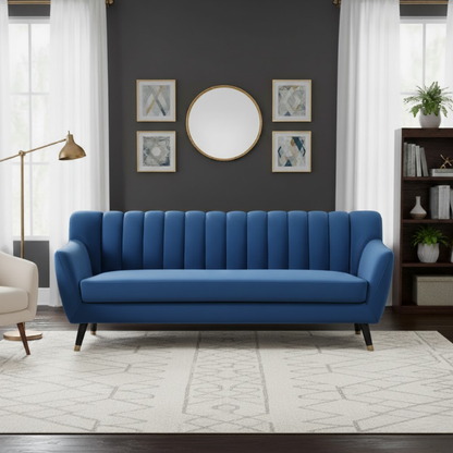 KD 3-Seater Velvet Sofa