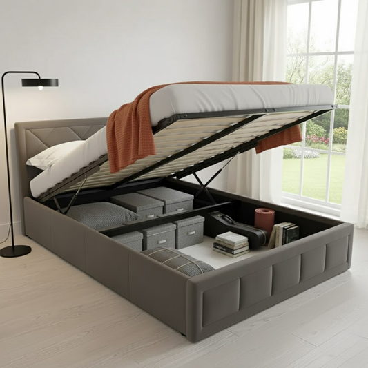 Cressida Ottoman Bed with Storage - Optional Mattress