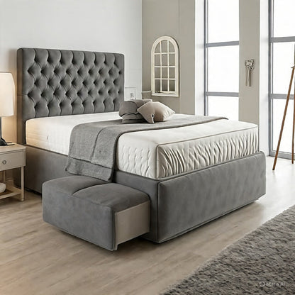Chesterfield Matching Headboard & Footboard Divan Set – view 5