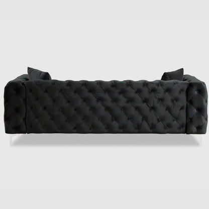 The Regent Noir 2-Seater Chesterfield Sofa