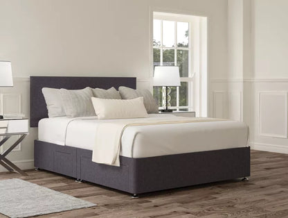 Henley Upholstered Headboard and Divan Base – view 3