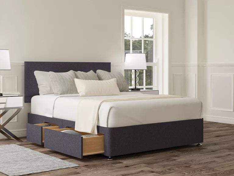 Henley Upholstered Headboard and Divan Base – view 4