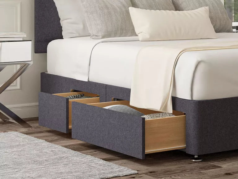 Henley Upholstered Headboard and Divan Base – view 2