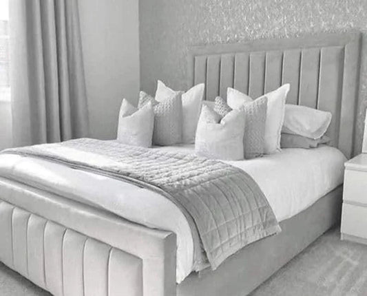 Double Bed Frame - Vertical Liner Bed Frame