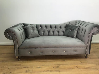 Lulu chesterfield sofa set 3 plus 2 seater