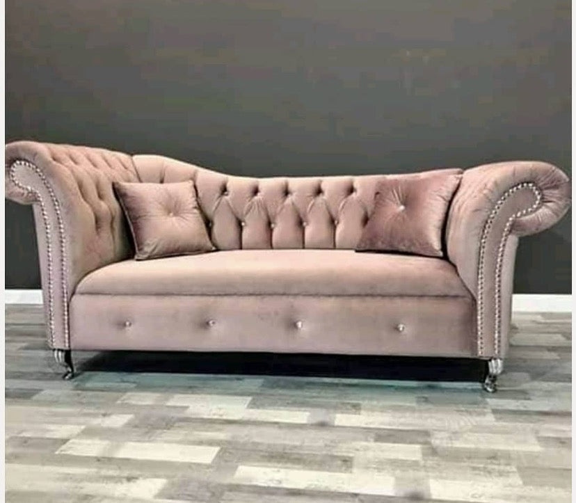 Lulu chesterfield sofa set 3 plus 2 seater – view 9