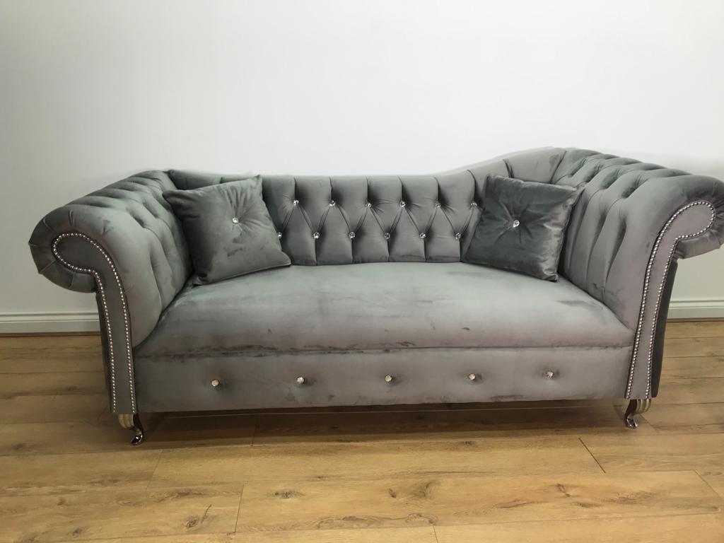 Lulu chesterfield sofa set 3 plus 2 seater – view 10