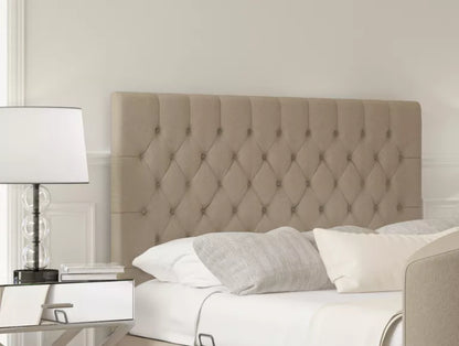 Claridge Upholstered Arran Natural Ottoman TV Bed – view 2