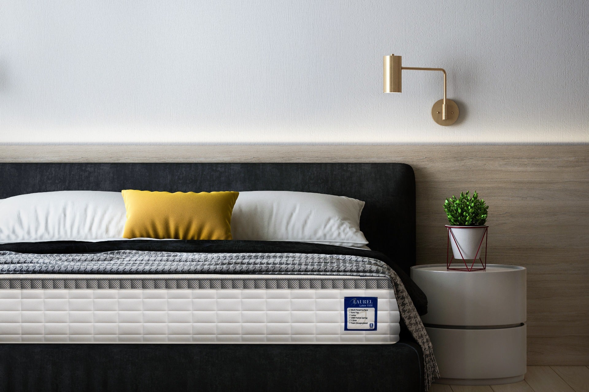 Laurel Latex 7 zone hybrid super posture support mattress