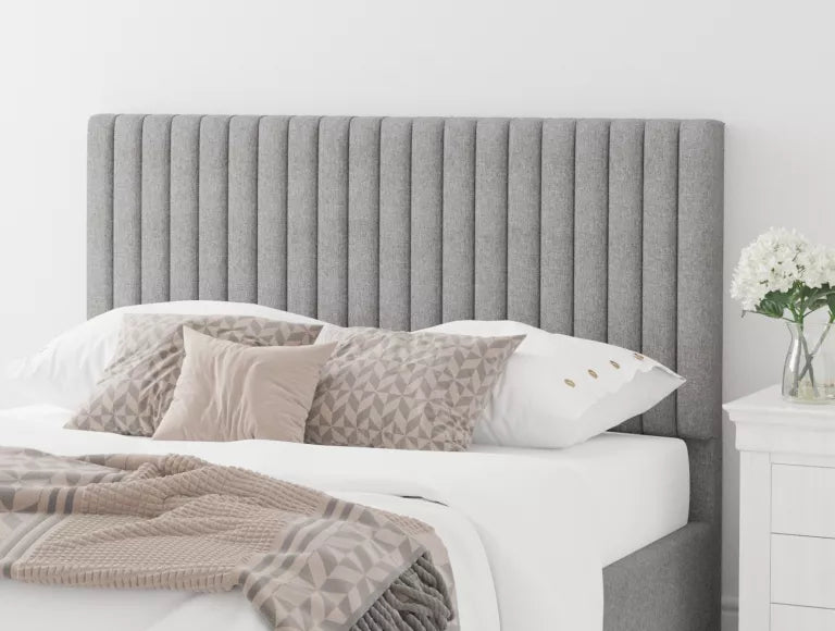 Levisham Ottoman Eire Linen Grey Bed Frame Only – view 3
