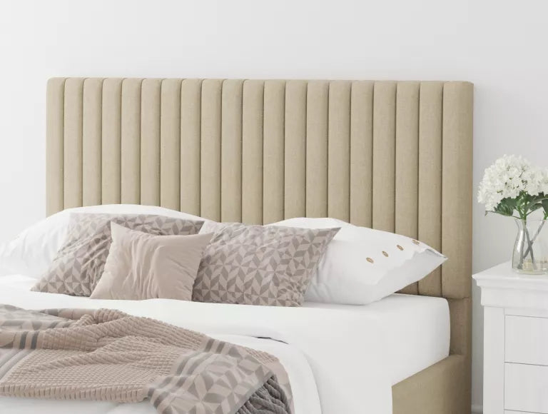Levisham Ottoman Eire Linen Natural Bed Frame Only – view 3