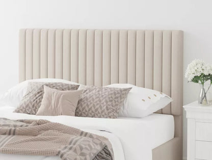 Levisham Ottoman Eire Linen Off White Bed Frame Only – view 2
