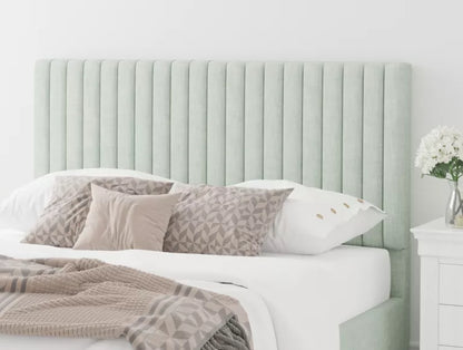 Levisham Ottoman Pastel Cotton Eau De Nil Bed Frame Only – view 3