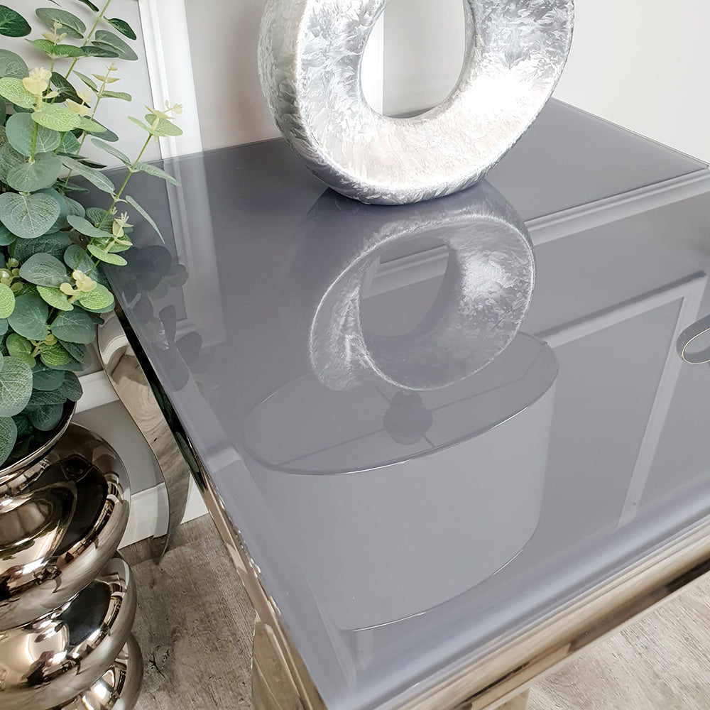 Louis White Lamp table
