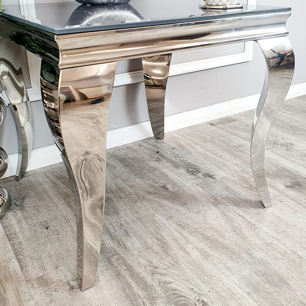 Louis White Lamp table