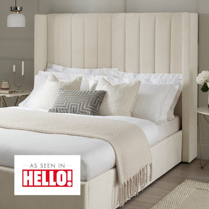Madison Ottoman Storage Bed - Ecru
