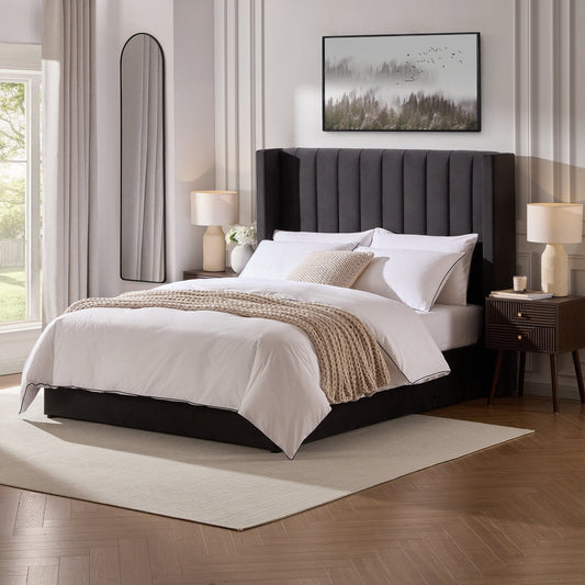 Madison Ottoman Storage Bed - Ink