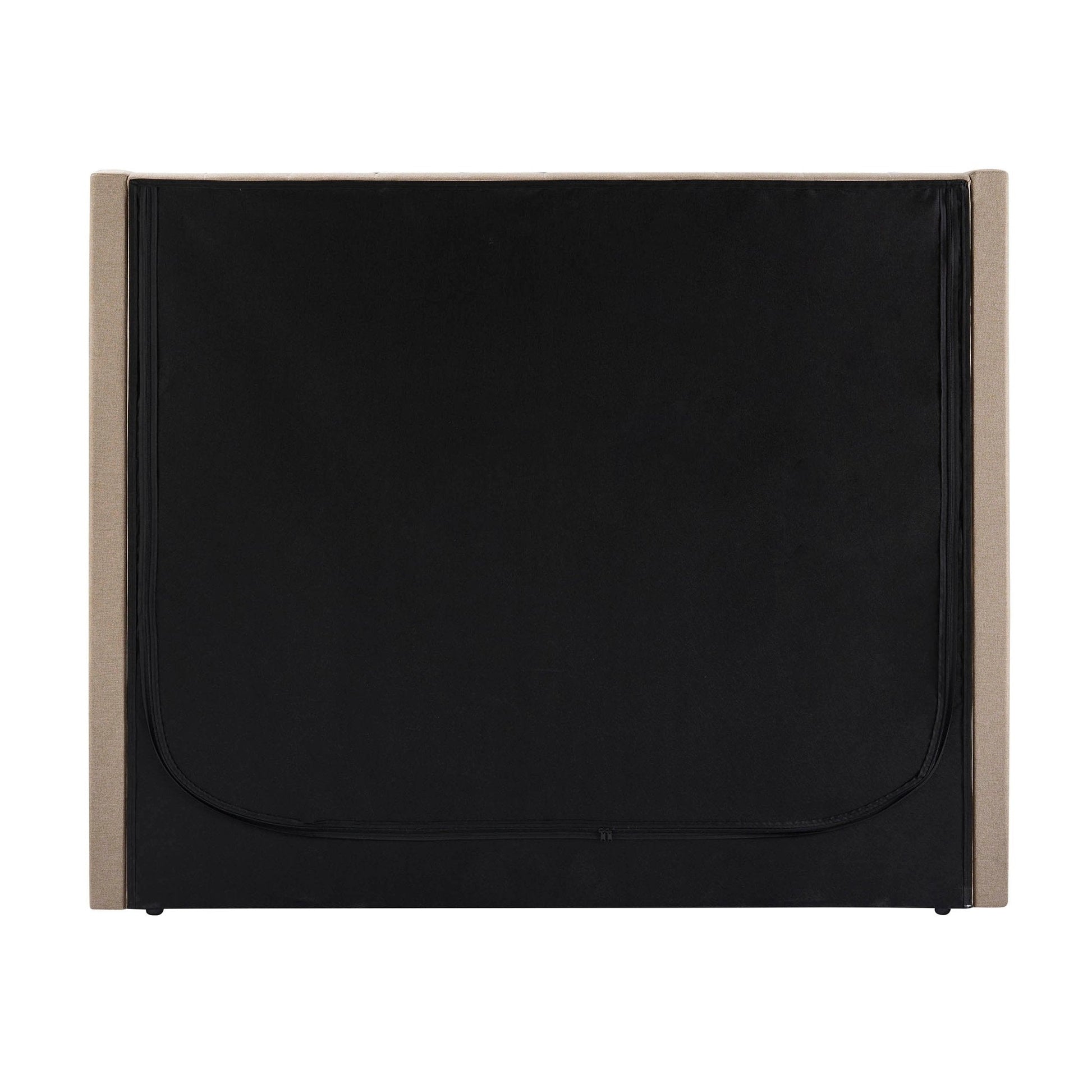 Madison Ottoman Storage Bed - Oatmeal