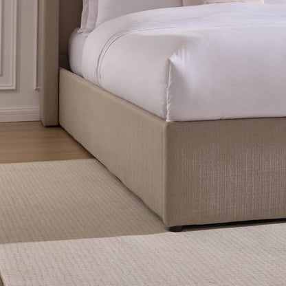 Madison Ottoman Storage Bed - Stone Grey