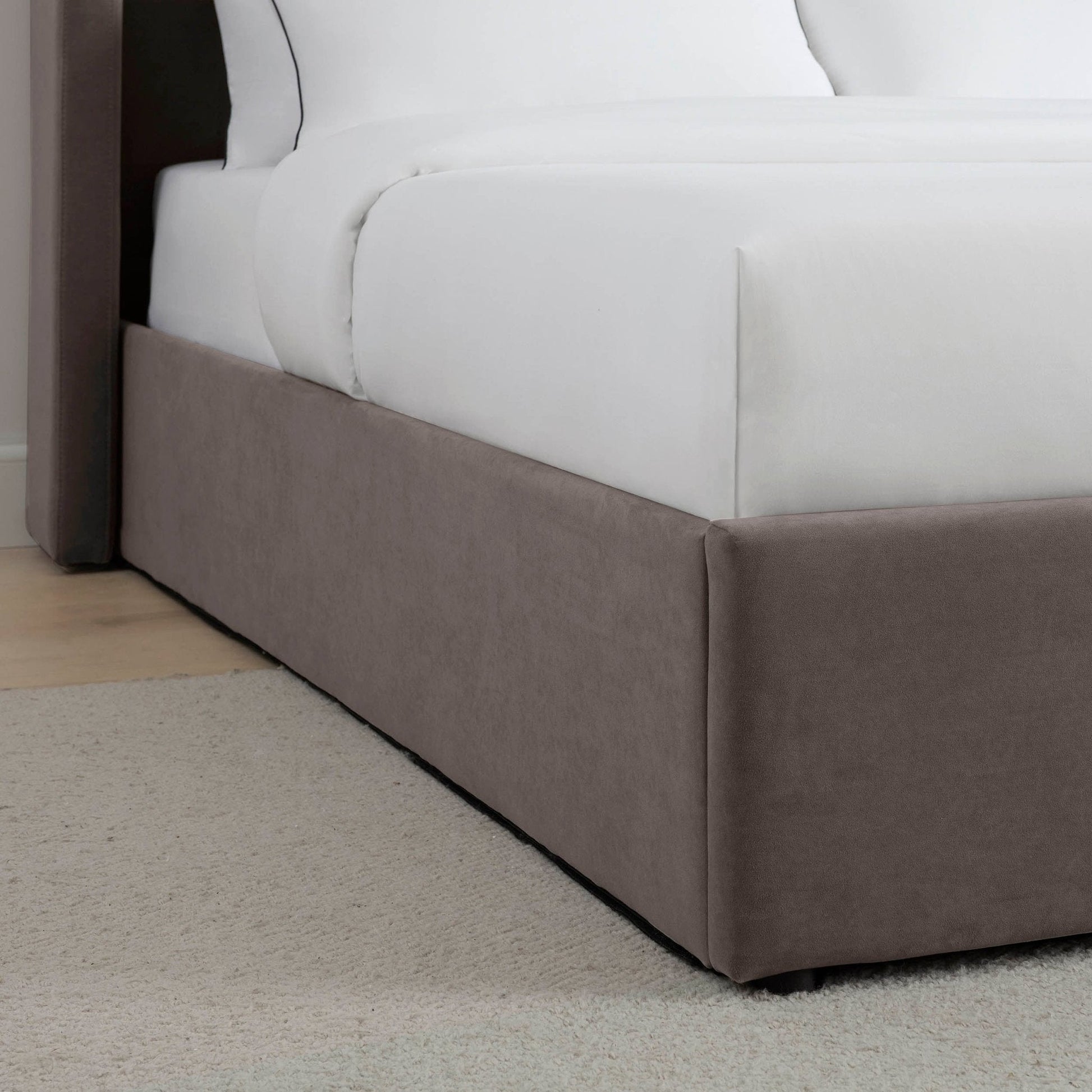 Madison Ottoman Storage Bed - Taupe