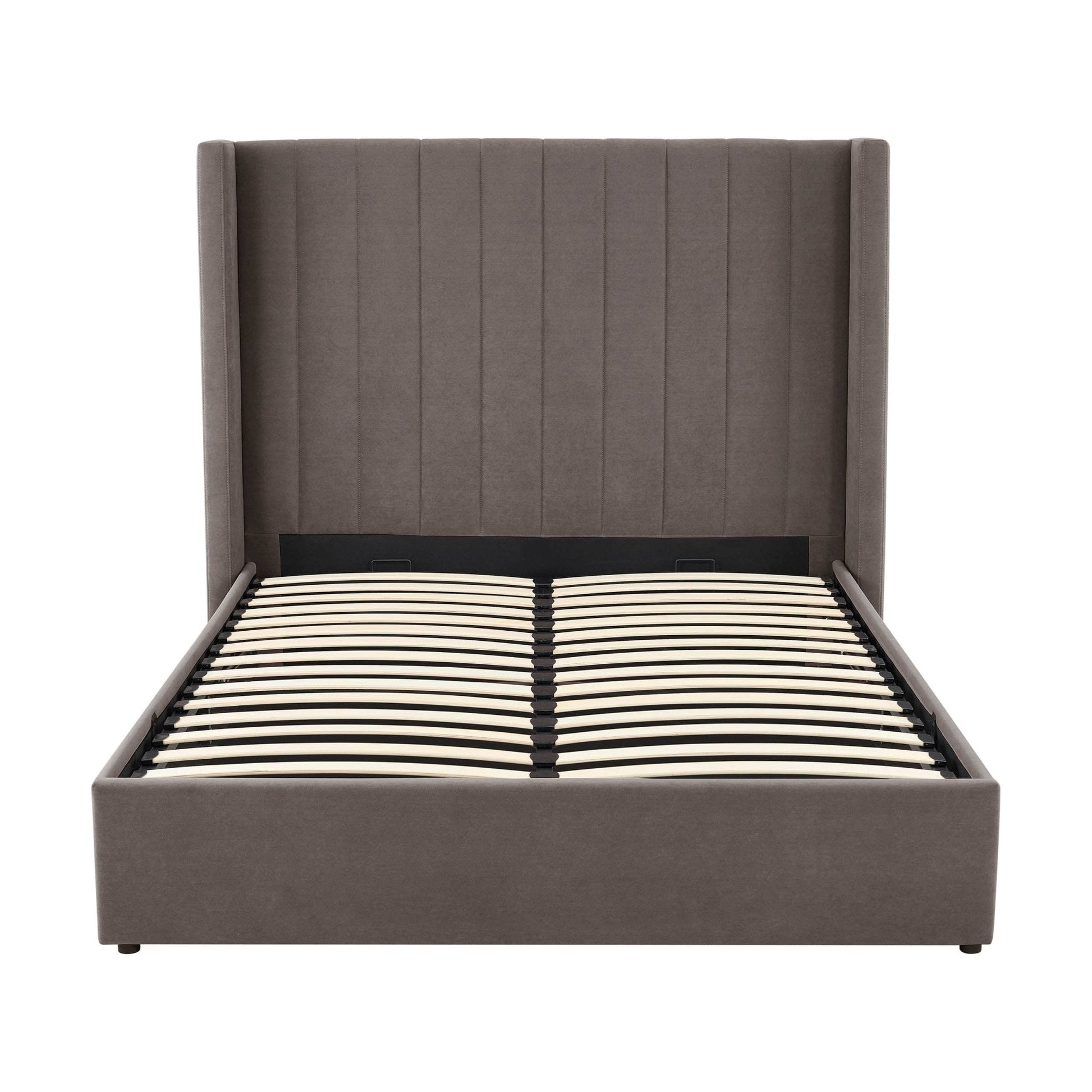 Madison Ottoman Storage Bed - Taupe