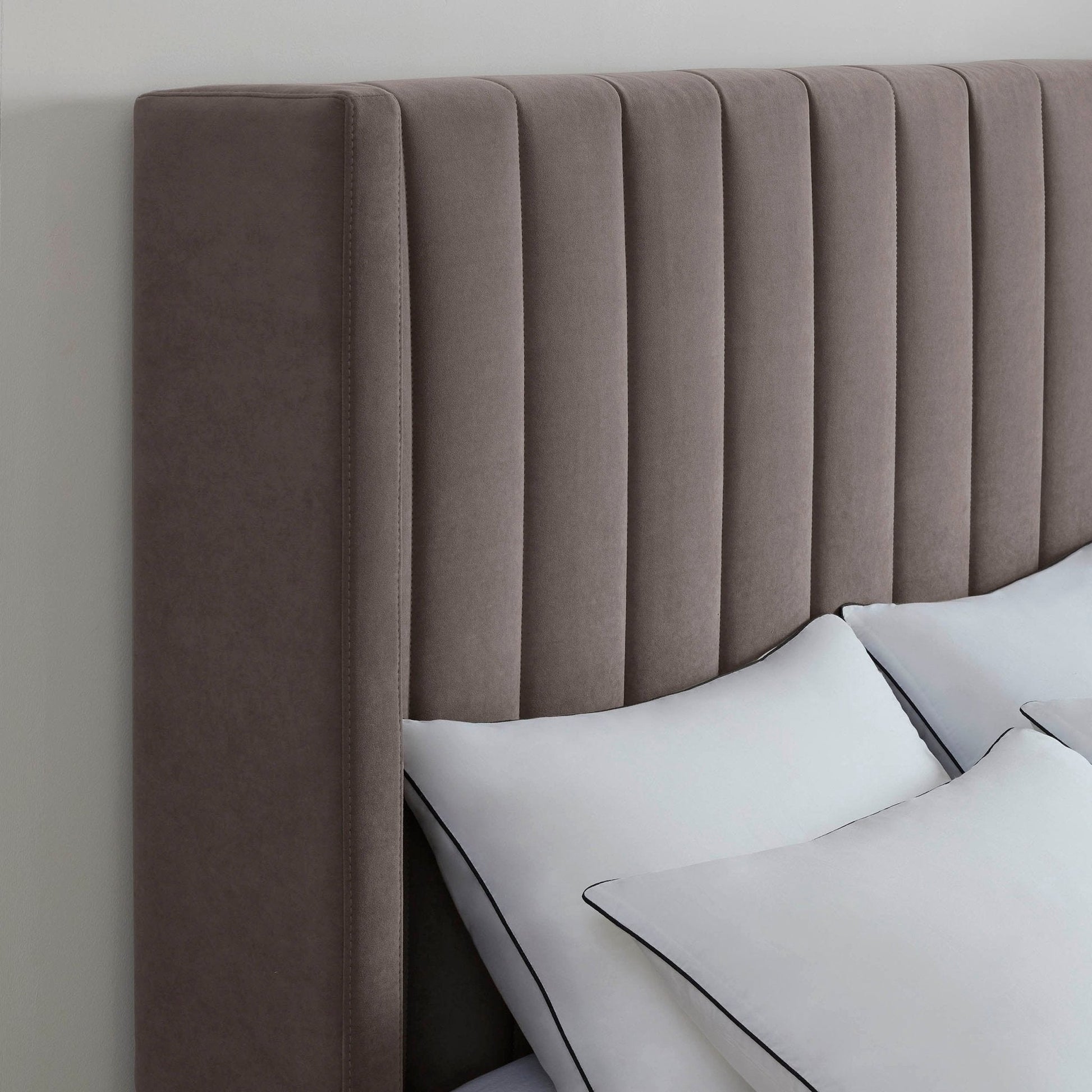 Madison Ottoman Storage Bed - Taupe