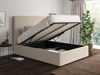 Milano Upholstered Ottoman Bed Frame Only