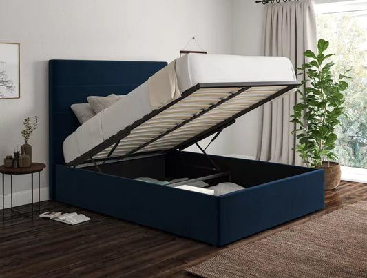 Milano Hugo Royal Upholstered Ottoman Bed Frame Only – view 2