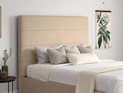 Milano Linea linen Upholstered Ottoman Bed Frame Only