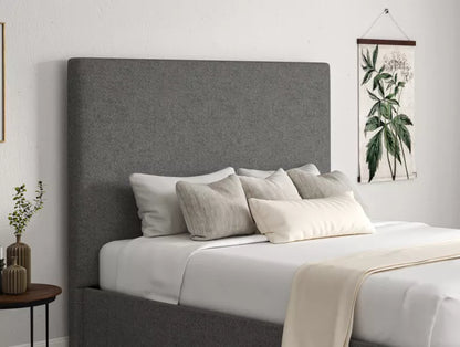 Napoli Arran Pebble Upholstered Ottoman Bed Frame Only