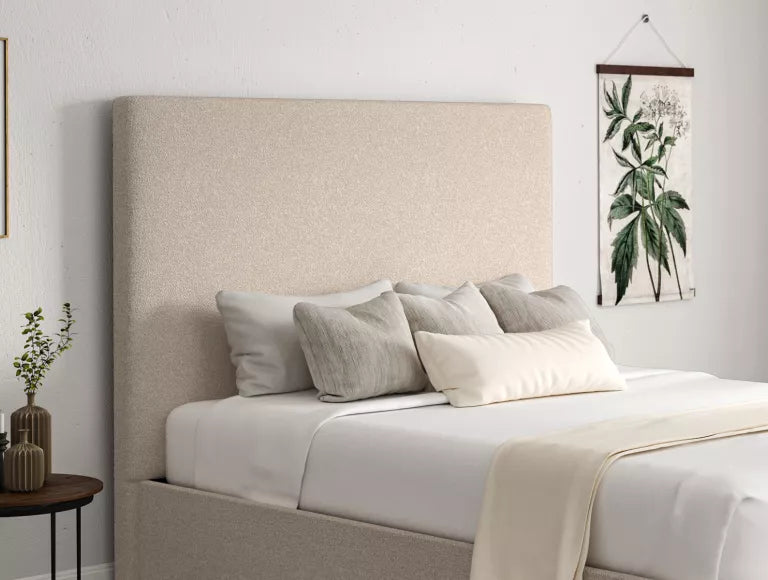 Napoli Boucle Ivory Upholstered Ottoman Bed Frame Only – view 4
