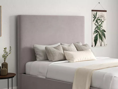 Napoli Hugo Dove Upholstered Ottoman Bed Frame Only
