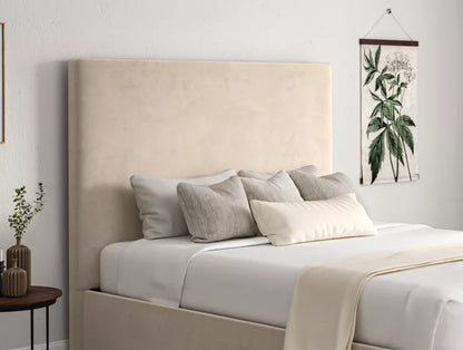 Napoli Hugo Ivory Upholstered Ottoman Bed Frame Only