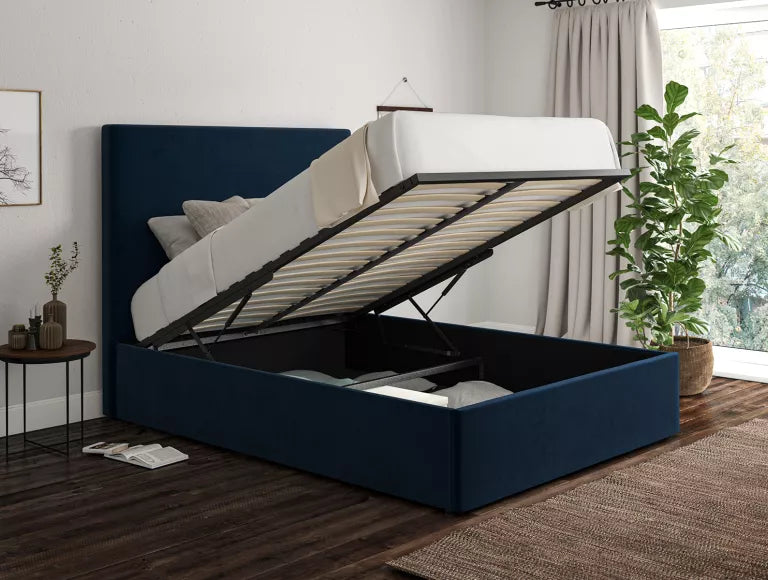 Napoli Hugo Royal Upholstered Ottoman Bed Frame Only – view 5