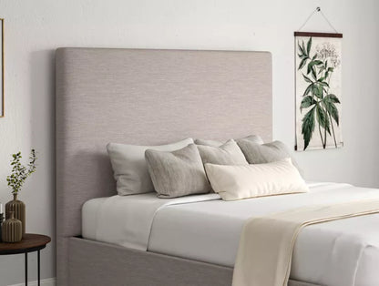 Napoli Linea Fog Upholstered Ottoman Bed Frame Only