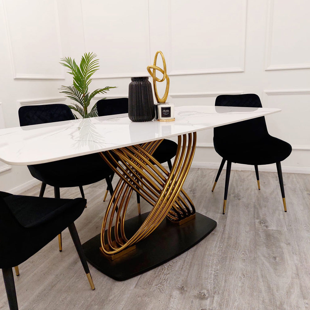 Orion Gold 1.8m Dining Table